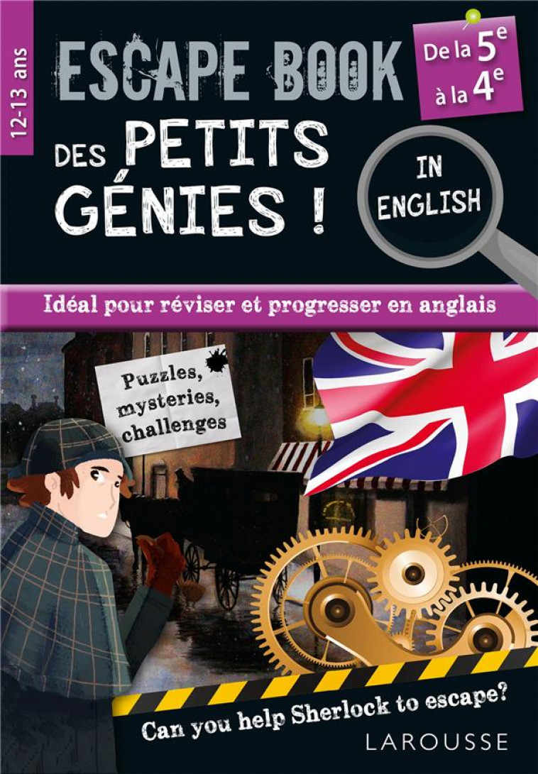 ESCAPE BOOK DES PETITS GENIES IN ENGLISH DE LA 5E A LA 4E - COLLECTIF - LAROUSSE