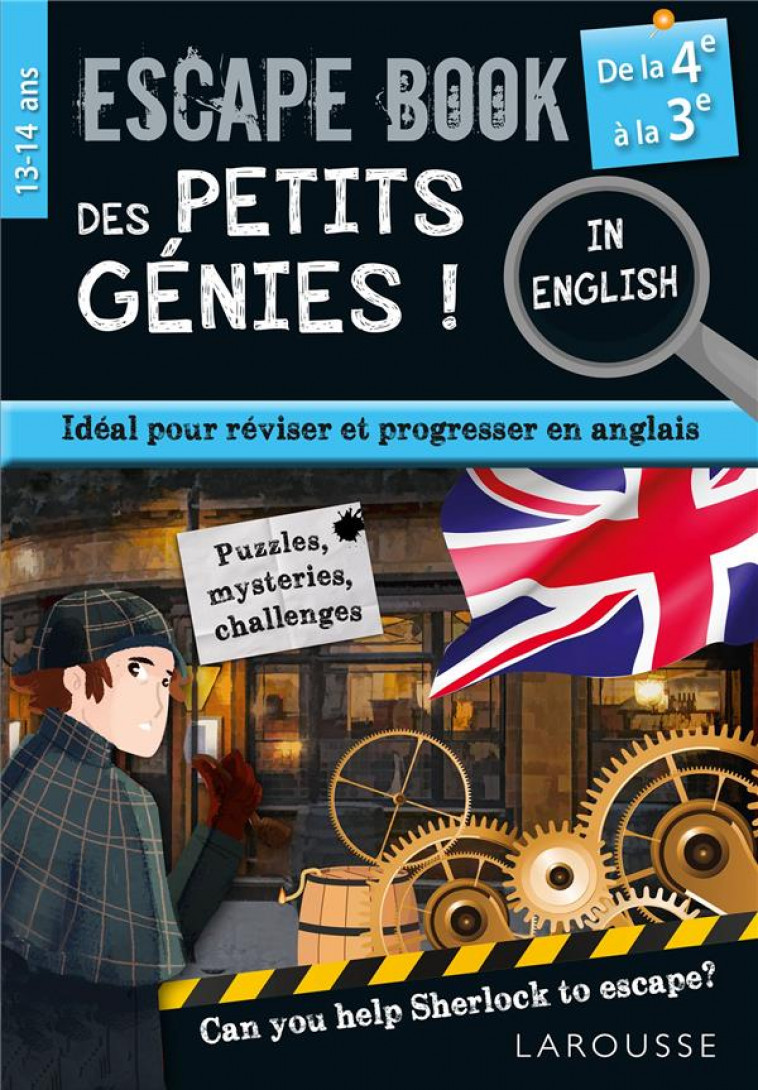 ESCAPE BOOK DES PETITS GENIES IN ENGLISH DE LA 4E A LA 3E - COLLECTIF - LAROUSSE