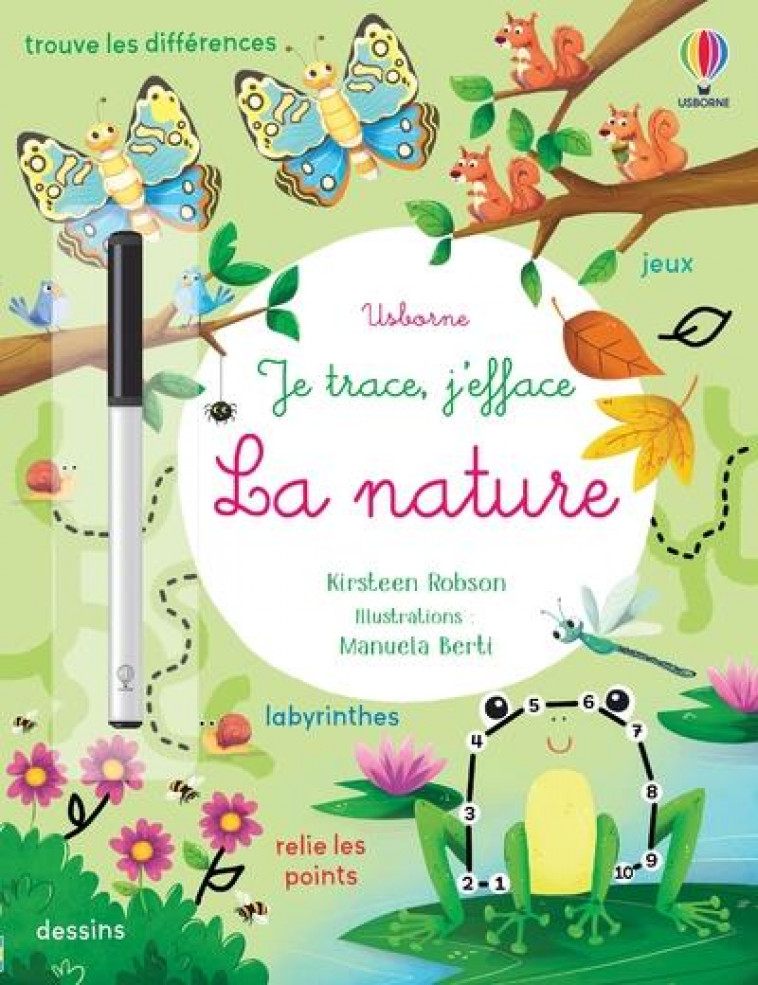 LA NATURE - JE TRACE, J'EFFACE - ROBSON/BERTI - NC