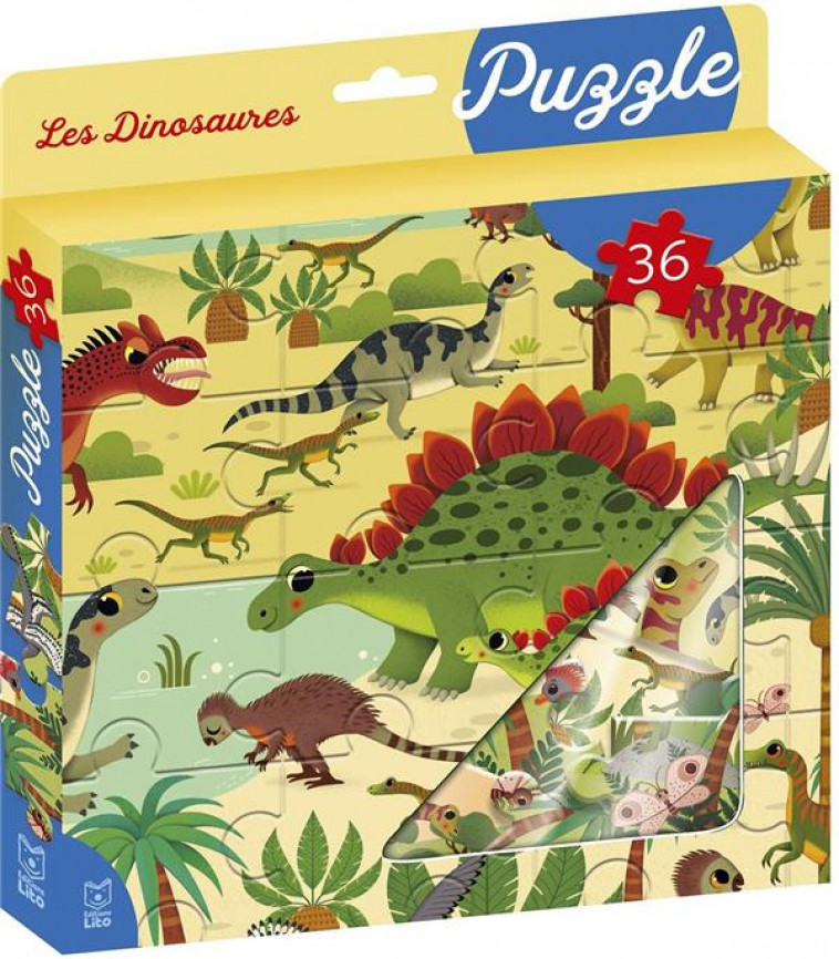 MA BOITE A PUZZLE36P DINOSAURE - XXX - NC