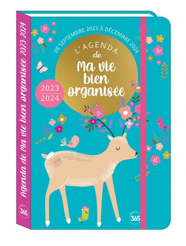 L AGENDA DE MA VIE BIEN ORGANISEE VERSION MINI, SEPT. 2023- DEC. 2024, 16 MOIS - SIX YOLANDE - NC