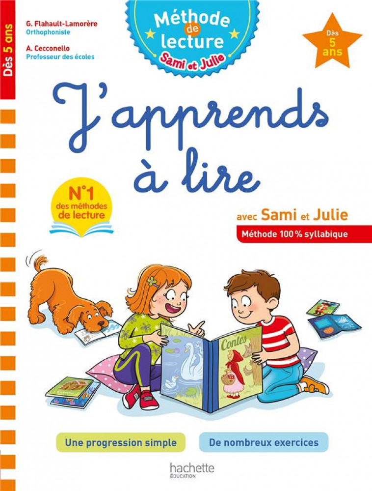 SAMI ET JULIE J'APPRENDS A LIRE DES 5 ANS - CECCONELLO/AMIET - HACHETTE