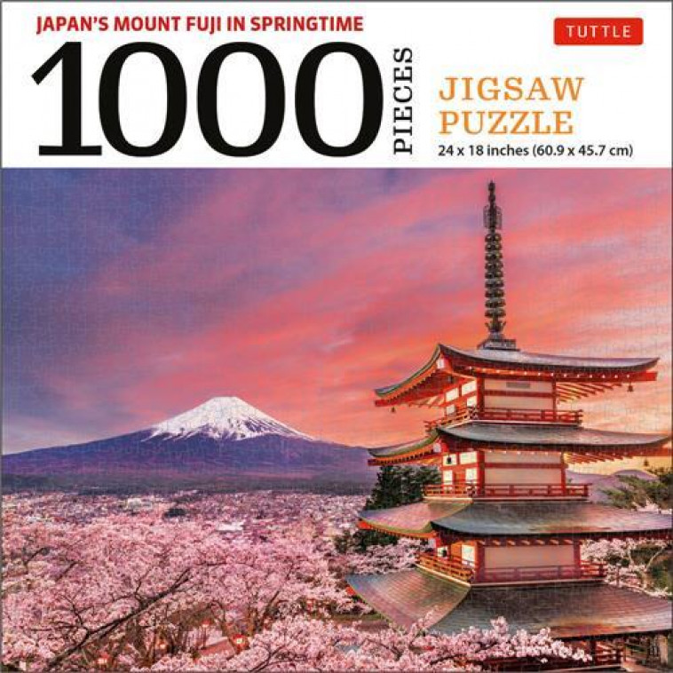 JAPAN MOUNT FUJI IN SPRINGTIME JIGSAW PUZZLE - 1000 PIECES /ANGLAIS - COLLETIF - NC