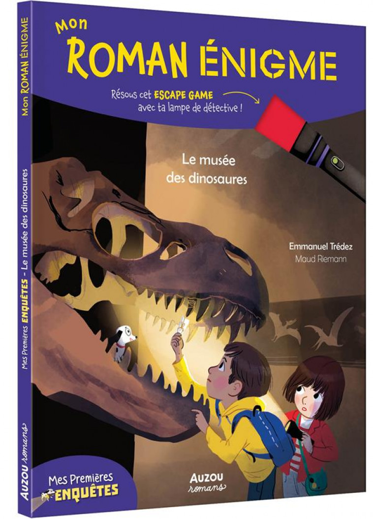 MON ROMAN ENIGME - MES PREMIERES ENQUETES : LE MUSEE DES DINOSAURES - TREDEZ EMMANUEL - PHILIPPE AUZOU