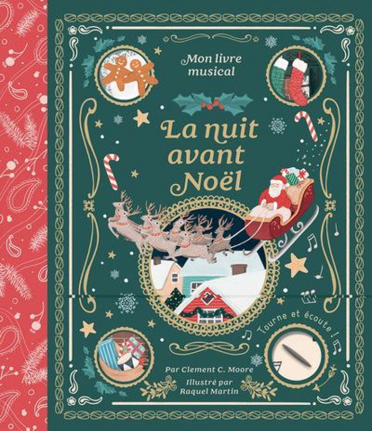 MON LIVRE MUSICAL - LA NUIT AVANT NOEL - MARTIN RAQUEL - 1 2 3 SOLEIL