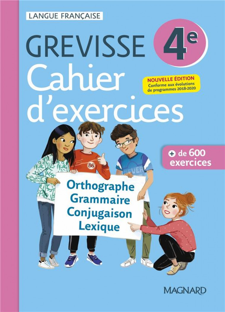 CAHIER GREVISSE 4E (2021) - PELLAT J-C. - MAGNARD