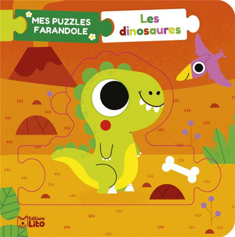 MES PUZZLES FARANDOLE DINOSAUR - XXX - LITO