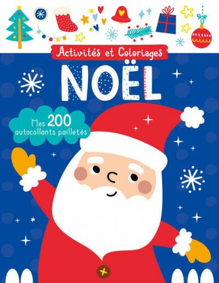 MES AUTOCOLLANTS PAILLETES - NOEL - ATELIER CLORO - 1 2 3 SOLEIL