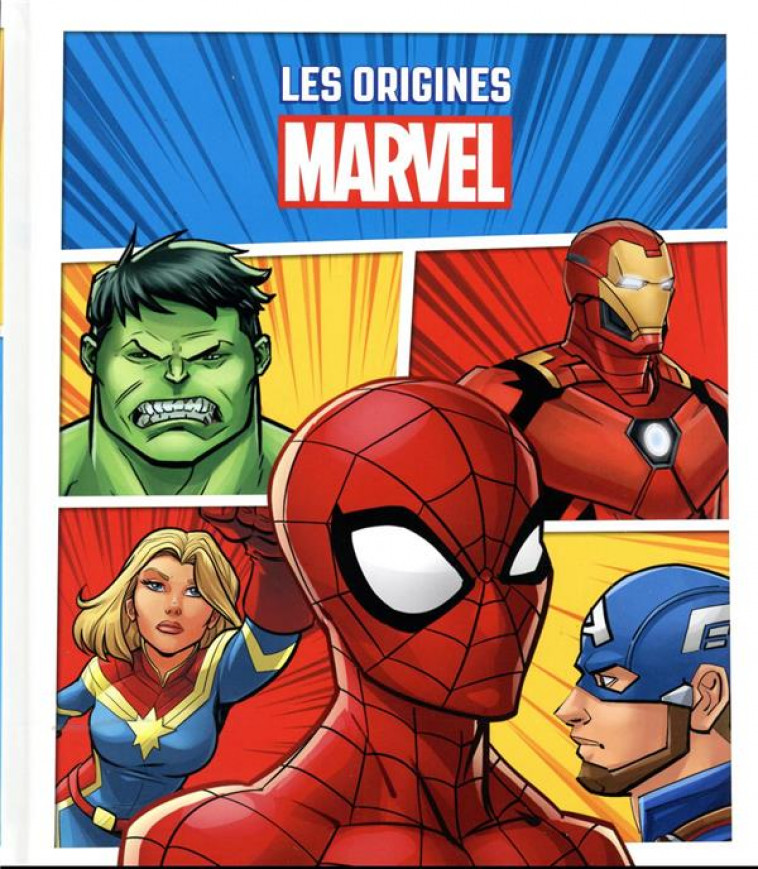 MARVEL - LES ORIGINES DES SUPER HEROS - SPIDER-MAN, HULK, IRON-MAN, CAPTAIN MARVEL, CAPTAIN AMERICA - XXX - HACHETTE