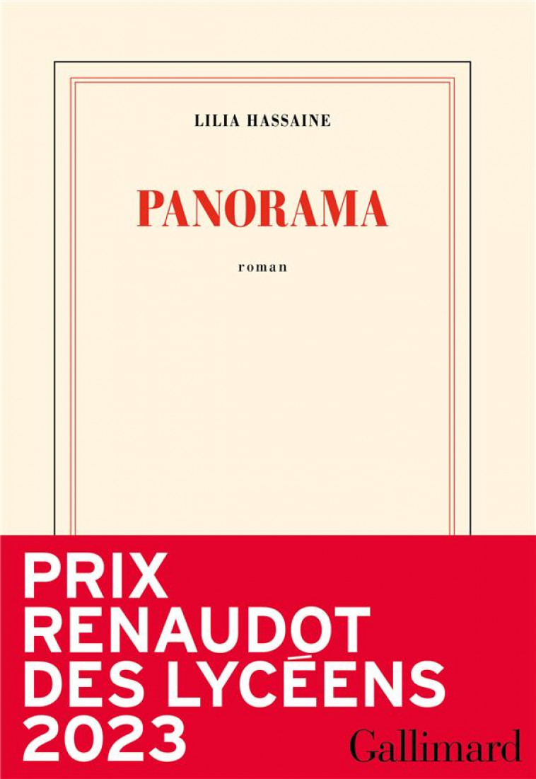 PANORAMA - HASSAINE LILIA - GALLIMARD