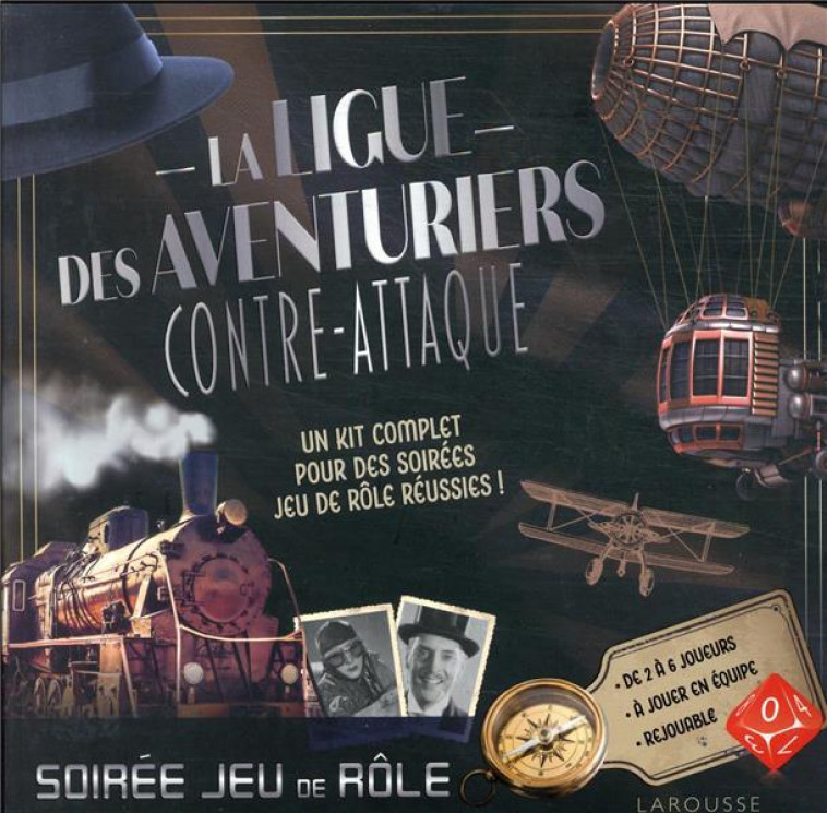 COFFRET JEU DE ROLE LA LIGUE DES AVENTURIERS CONTRE-ATTAQUE - YVON FRANCOIS - NC