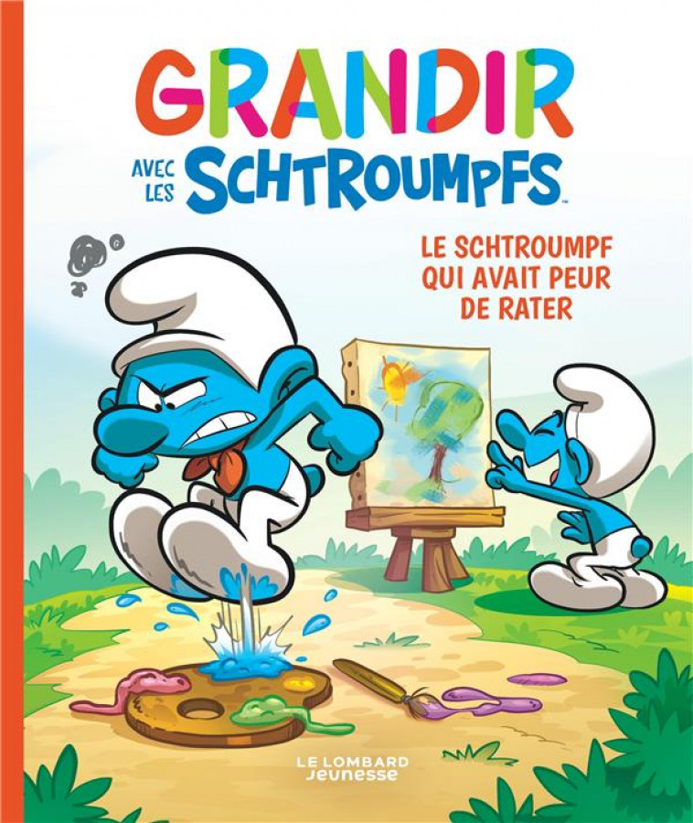 GRANDIR AVEC LES SCHTROUMPFS  - TOME 13 - LE SCHTROUMPF QUI AVAIT PEUR DE RATER - XXX - LOMBARD JEUNESS