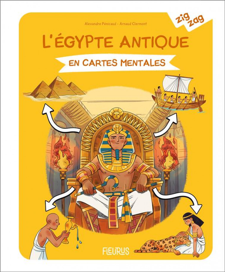 L-EGYPTE ANTIQUE EN CARTES MENTALES - PENICAUD/CLERMONT - FLEURUS