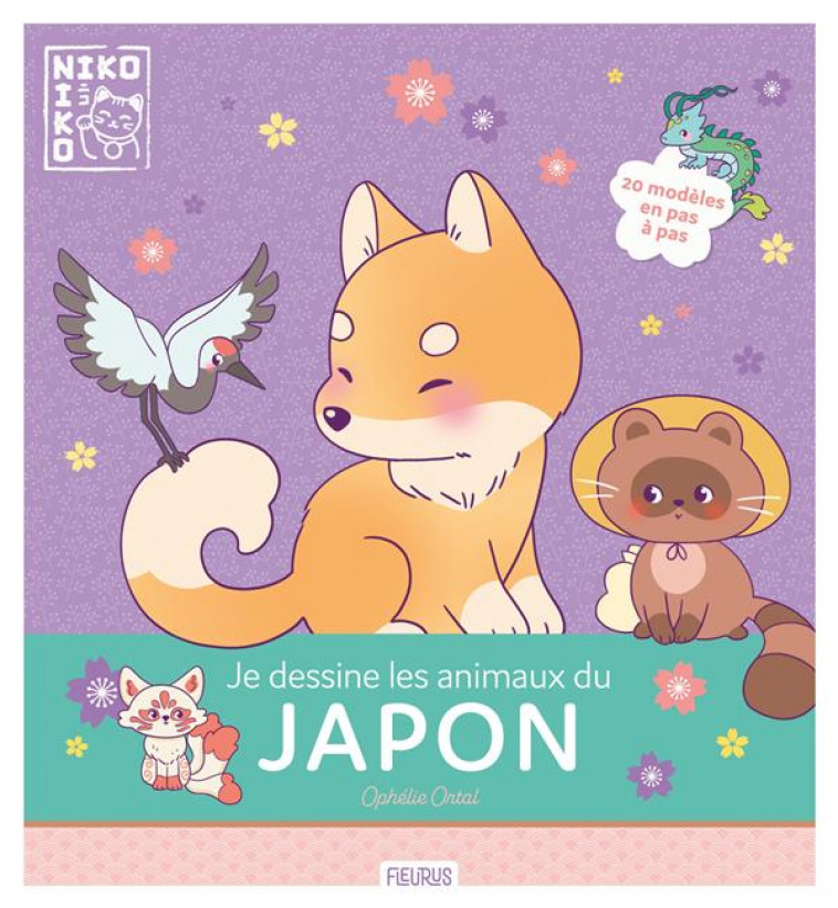 JE DESSINE LES ANIMAUX DU JAPON - NIKO-NIKO - ORTAL OPHELIE - FLEURUS