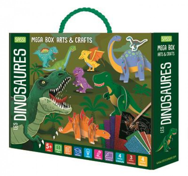 MEGA ARTS & CRAFTS. LES DINOSAURES - AA.VV. - NC