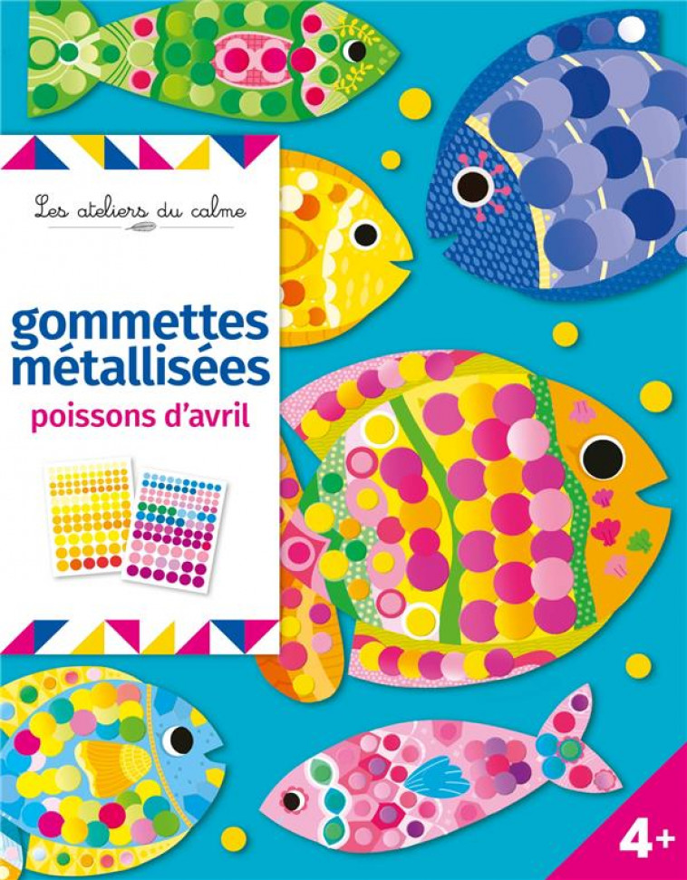 GOMMETTES METALLISEES POISSONS D-AVRIL - POCHETTE AVEC ACCESSOIRES NED - AHRWEILLER LUCILE - NC