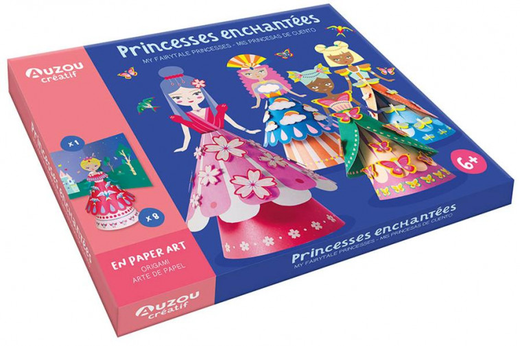 MON COFFRET D-ARTISTE - PRINCESSES ENCHANTEES EN PAPER ART - LE NEILLON - NC