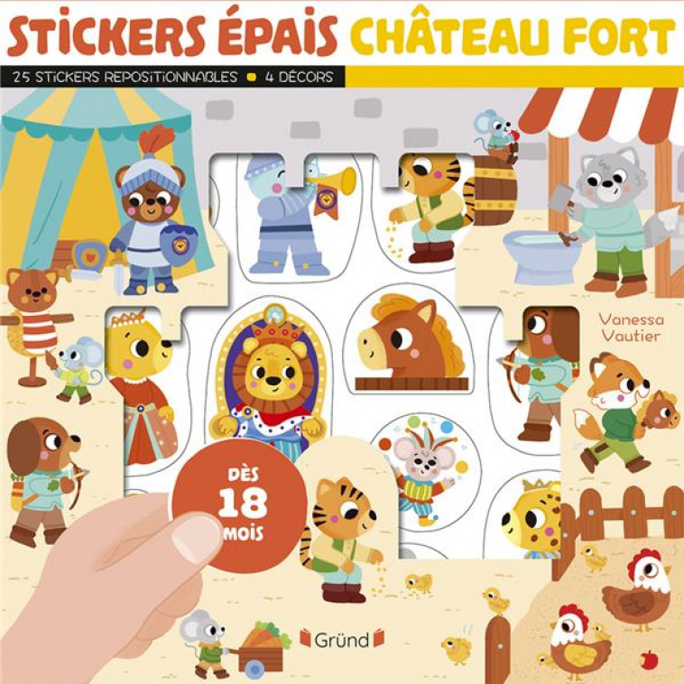 STICKERS EPAIS - CHATEAU FORT - VAUTIER VANESSA - NC