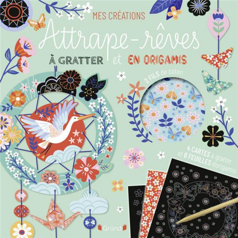 ATTRAPE-REVES A GRATTER ET ORIGAMIS - MONNIER SANDRINE - NC