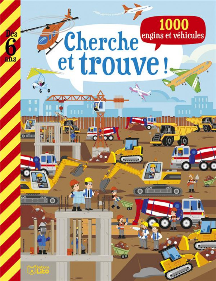 LIVRE JEUX CHERCHE TROUV ENGIN - XXX - NC