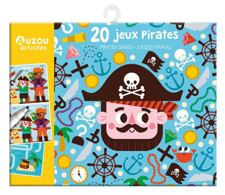 MA POCHETTE DE JEUX - 20 JEUX PIRATES - CLARK - NC