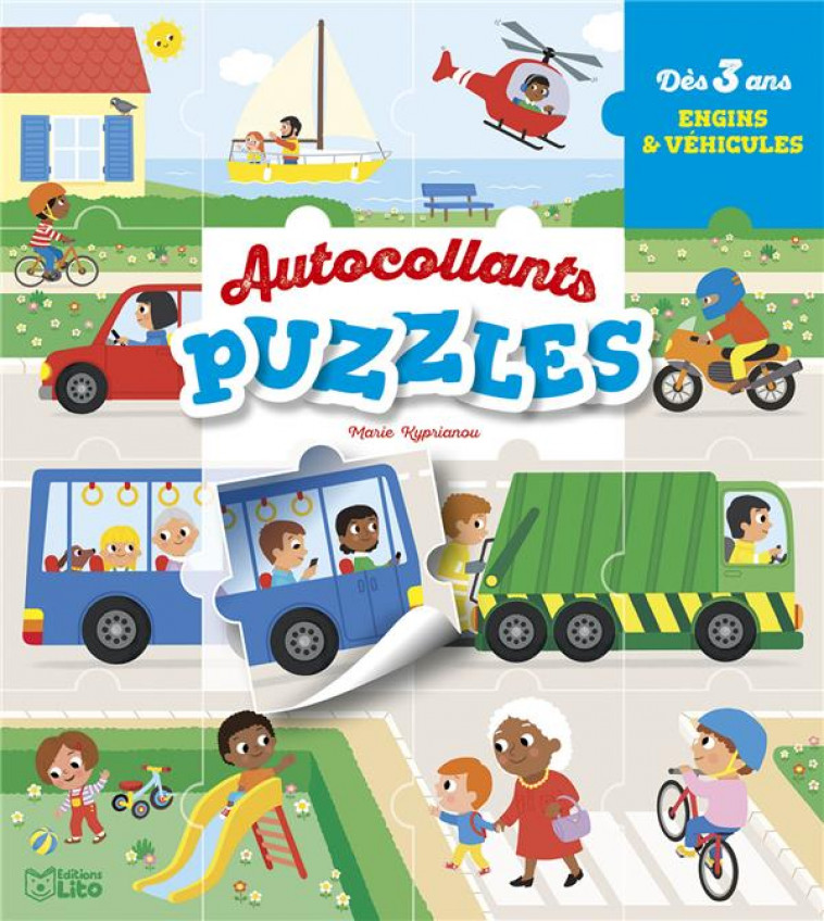 AUTOC. PUZZLES - ENGINS ET VEH - XXX - LITO