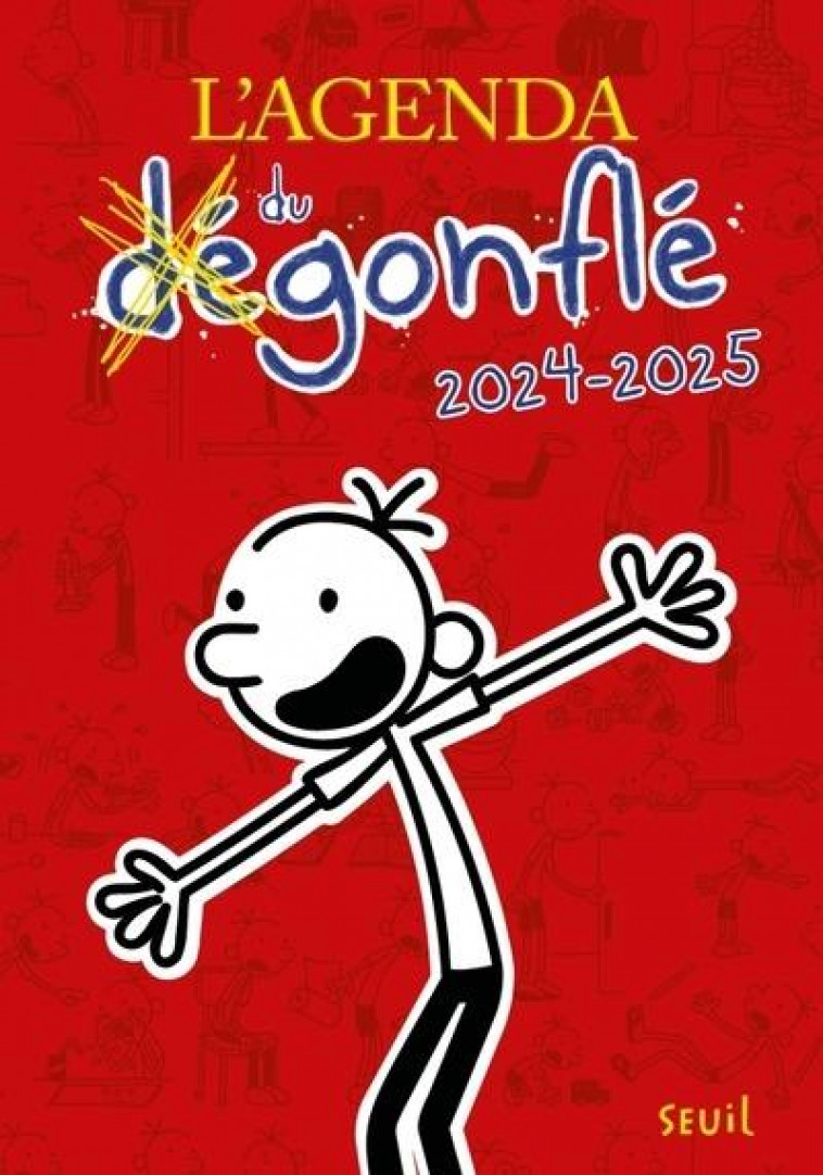 JOURNAL D-UN DEGONFLE - L-AGENDA DU DEGONFLE 2024-2025 - KINNEY JEFF - NC