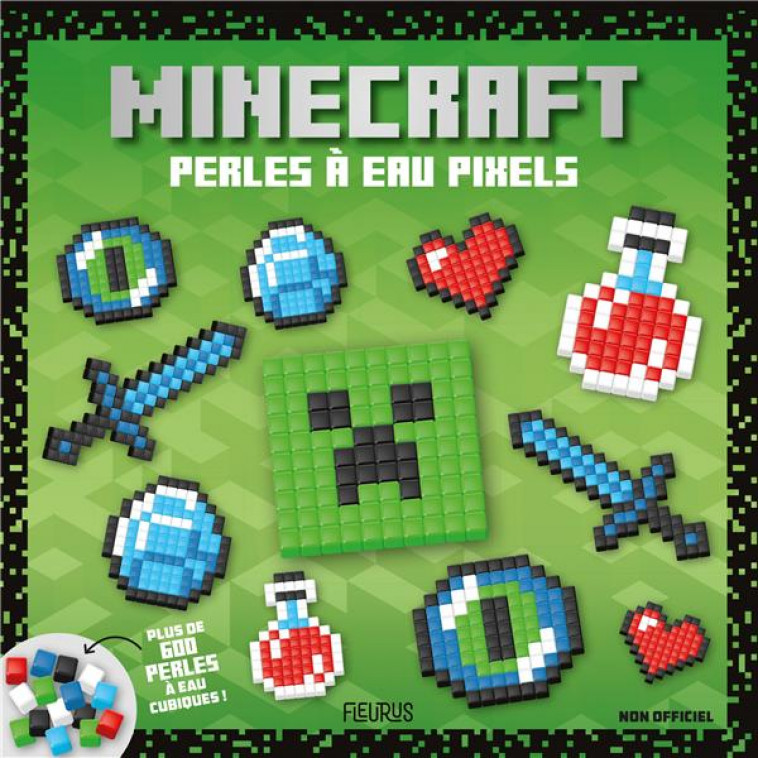 PERLES A EAU PIXELS - MINECRAFT - XXX - NC