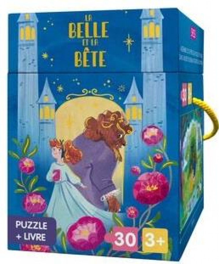 PUZZLE + LIVRE - LA BELLE ET LA BETE - MARCOLIN/DRAGONE - NC