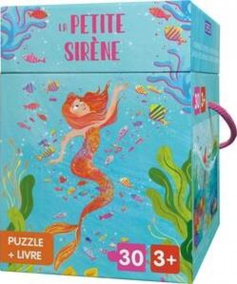 PUZZLE + LIVRE - LA PETITE SIRENE - MARCOLIN/DRAGONE - NC