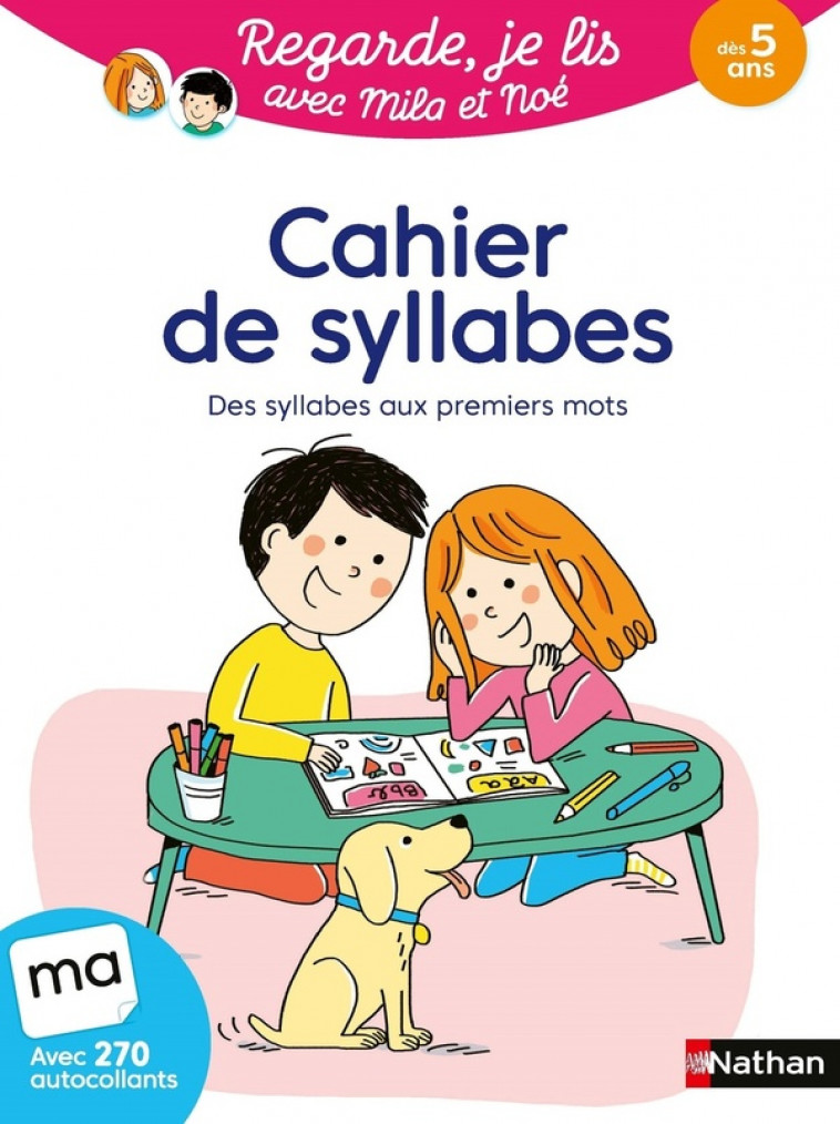 CAHIER DE SYLLABES - REGARDE, JE LIS ! - BATTUT/GRIBOUILLE - CLE INTERNAT