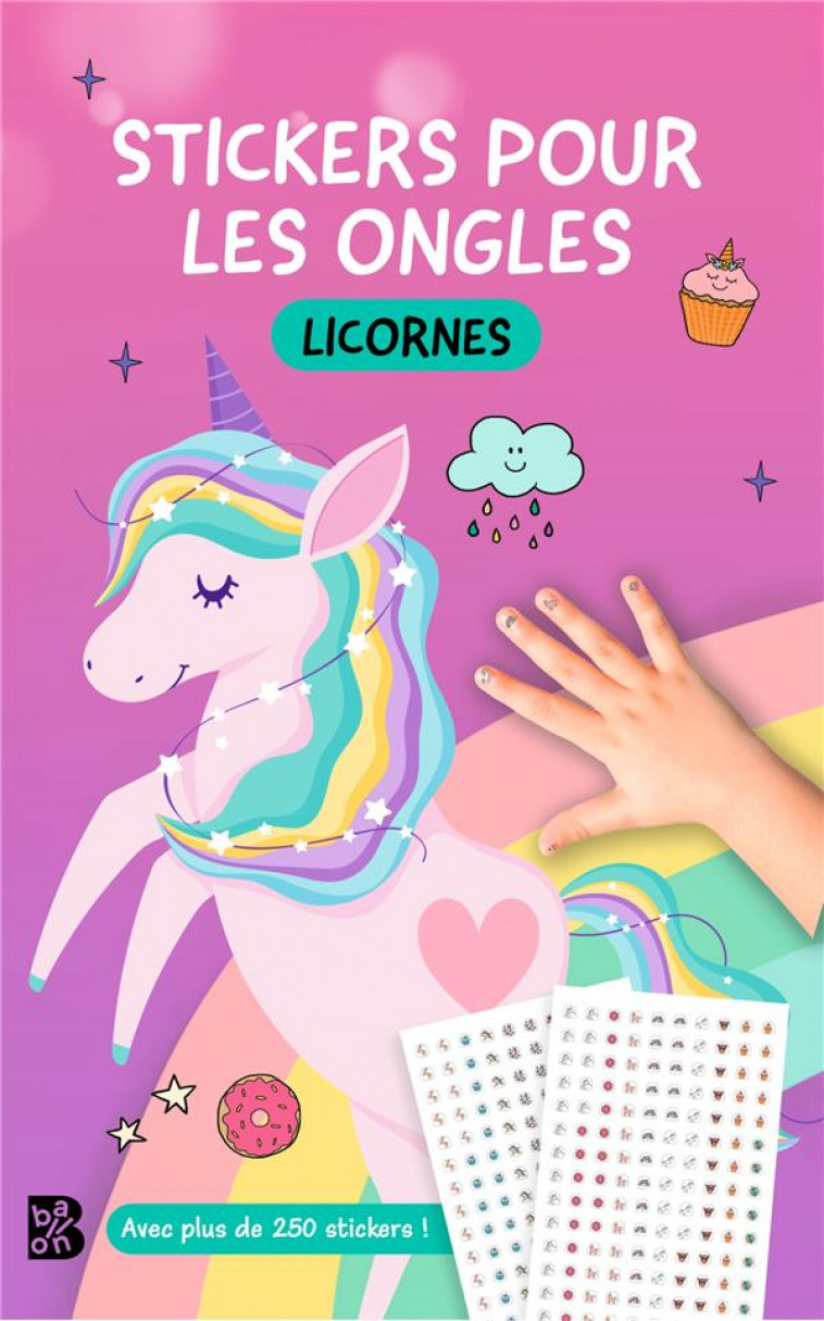 STICKERS POUR LES ONGLES: LES LICORNES - XXX - NC