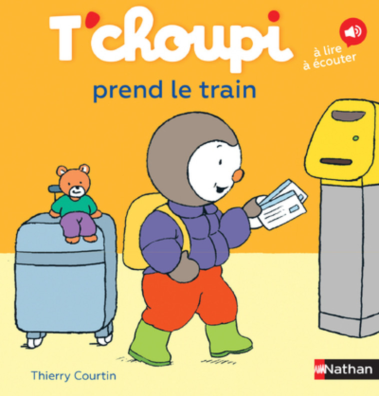 T'choupi prend le train - Courtin Thierry - NATHAN