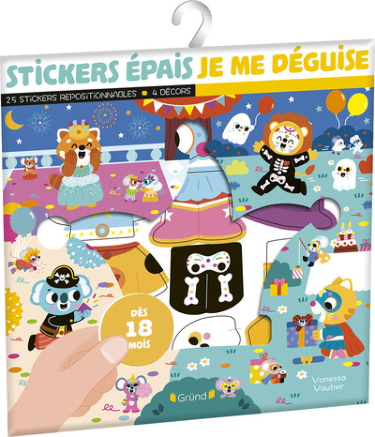 Stickers épais - Je me déguise ! - Vanessa Vautier - GRUND