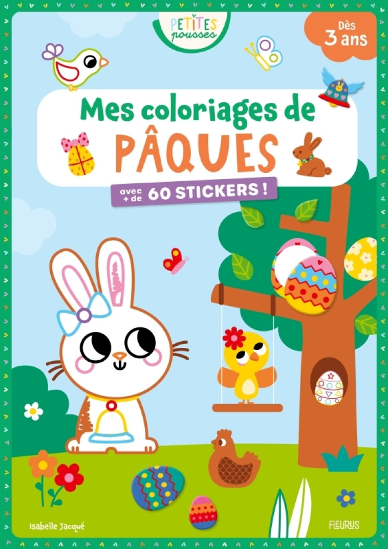 Mes coloriages de Pâques - Isabelle Jacqué - FLEURUS